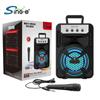 Sing-e ZQS1481 - Subwoofer cuadrado para baile, altavoz inalámbrico Bluetooth, sonido pequeño, micrófono para exteriores, 4 pulgadas, para el hogar