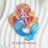 Nuevos Parches Bordados de Sirena para Ropa, Parches Decorativos para Ropa y Bolsos, Bordado Autoadhesivo Mágico para Manualidades
