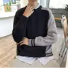 Suéter casual de punto estilo americano con bloques de color para hombre, marca de moda otoño/invierno, aspecto de alta gama, top de capa interior para hombre con contraste de color