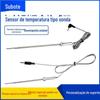 Medição de Temperatura de Alimentos PT1000 Resistente a Alta Temperatura Ponta Sonda Grau Alimentício Agulha para Forno Termopar Sensor de Temperatura NTC