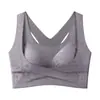 Sujetador Tipo Chaleco de Bordado Repujado Estilo Antiguo Sin Costuras de Cero Restricción Ropa Interior Cómoda Push-Up con Cierre Lateral Sujetador Anticaída para Mujer