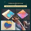 Especial para pintura em folha queimada, queima de folha, queima de folha, folha de ouro, folha de prata, folha de cobre, pintura tradicional chinesa, pintura em laca, pintura com cor de pedra, ouro e platina decorativos