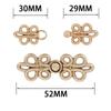 Botones Metálicos Estilo Chino Cheongsam, Botones de Palanca de Aleación Estilo Chino Hanfu, Botones Dobles para Disfraces Tradicionales, Botones Decorativos Estilo Chino Nuevos, Botones para Traje