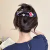 Pinza plana para el cabello que no lastima la parte posterior de la cabeza, adecuada para mujeres con cabello fino, pinza de cocodrilo elegante y exquisita, pasador versátil