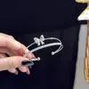 Nova Pulseira de Strass com Laço da Moda, Luxo Leve, Alta Qualidade, Personalizada, Versátil Pulseira de Camada Dupla, Joia de Mão Exquisita e da Moda para Mulheres