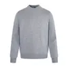 Suéter de punto estilo minimalista americano con medio cuello para hombre y mujer, nueva colección otoño 2026, top versátil de color liso, casual y holgado