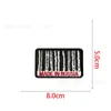 Fornecimento Transfronteiriço Patch de Velcro Militar Russo Tático Bordado de Letra Patch de Pano Patch de Moral Russo Patch de Bolsa