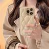 Outono e inverno Advanced Khaki Down Jacket 14Pro Max/13Pro Phone Case para iPhone 11/12Pro