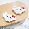 Desenho Hello Kitty Máquina de Lavar Líquido de Lavar Roupa Prateleira de Roupas Série Acessórios de Resina DIY Grampo de Cabelo Joias