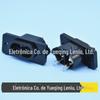 Tomada de Energia AC Certificada CE AC-005A 6A Tomada Figura-Oito Pino Vazado Pino Sólido Conector Fêmea Figura-Oito