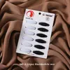 Nuevos Clips de Plástico Color Morandi Mate Escarchado para Bufandas y Pañuelos de Cabeza, Alfileres de Seguridad de Color Único, Paquete de 12