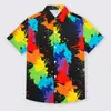 Ilha de Hainan Camisa Floral de Manga Curta Roupa de Praia Sanya Havaí Tailândia Viagem Masculina Casal Casual Solta