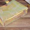 Sacola transparente de pvc a laser Sacola de compras de plástico para publicidade da moda Sacola de embalagem cosmética à prova d'água de cor mágica