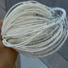Mini Contas Naturais de Água Doce, 2-3mm, Brilho Forte, Formato Quase Redondo, Contas de Bebê, Corrente Lisa, DIY, Aproximadamente 39cm de Comprimento, Cerca de 130 Peças