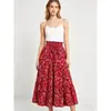 Nueva Falda Floral 2026 para Mujer, Falda de Cintura Alta Corte A, Falda de Paraguas Estampada Estilo Bohemio, Falda Retro Europea y Americana