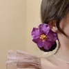 Tocados de Flor de Hasang de 10 cm Transfronterizos Pasador de Flor Hawaiana Pasador de Flor de Huevo para Vacaciones Turísticas Flor para Boda de Mujer