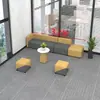 Área de Descanso Lazer Sofá Escritório Canto Pequeno Recepção Sala de Espera Combinação Banco Simples Cabine