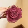 Vacaciones en la playa clip floral de plátano para el pelo pinza de garra floral de dopamina para recogidos en la parte posterior de la cabeza accesorio para el cabello adorno para el pelo
