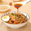 Macarrão Instantâneo de Trigo Sarraceno 0% Gordura, Macarrão Integral de Grão Grosso 0% Gordura, Refeição Principal Substituta e Satisfatória, Macarrão com Óleo de Cebolinha Verde