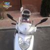 Muscle car Lobo adecuado para Haojue Yuexing HT125 parabrisas viento deflector viento delantero modificación escalón piezas ajustables