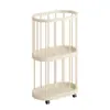 Cesta de Armazenamento Móvel Personalizável para Porta de Entrada de Casa Porta-guarda-chuvas Multiuso Transfronteiriço para Banheiro com Rodas Cesta de Roupa Suja