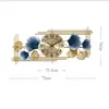 Decoração de Parede Luxo Leve Moderno Sala de Estar Parede de Fundo do Sofá Decoração de Parede Relógio de Parede Quarto Parede Metal Ferro Pendurado na Parede