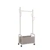 Perchero de piso para el hogar estilo crema, simple, moderno, portátil, lujo ligero, perchero, perchero de almacenamiento de ropa para celebridades de Internet