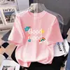 Camiseta de Manga Corta de Algodón Puro para Niños Ropa para Niños Niñas Verano Media Manga 2026 Nuevo Estilo de Moda Bebé Delgado Superior