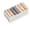 Caja organizadora divisoria artifacto de almacenamiento de ropa para pantalones plegable de tablero de PP caja de almacenamiento transparente para armario de noche de dormitorio