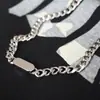 Cadena moderna y sencilla con personalidad de marca cuadrada y redonda de acero de titanio para estudiantes, estilo coreano, estilo hip hop, estilo hip hop, hipster, collar cubano.