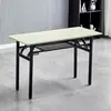 Directo del fabricante, mesa plegable simple, mesa de conferencias de oficina, escritorio largo de estudio, mesa de entrenamiento por computadora, moderna y minimalista