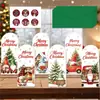 Porta-dinero Creativo de Navidad de Amazon Transfronterizo con Tarjeta de Felicitación y Sobre, Tarjeta de Bendición Escrita a Mano para Nochebuena, Tarjeta de Regalo de Flores