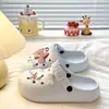 Sapatilhas Fechadas Xadrez com Laço para Cachorro Estilo Birkenstock, Refrescantes e Confortáveis para Uso Prolongado, Tamancos de EVA Versáteis e Modernos