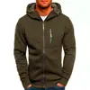 Moletom masculino transfronteiriço, roupa esportiva masculina de outono e inverno, jaqueta casual masculina, moletom com zíper