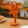 Tapete de Isolamento Térmico em Forma de Moinho de Vento Feito de Bambu e Madeira Maciça, Venda por Atacado Direta do Fabricante, Jogo Americano, Porta-Copo, Tapete Anti-Queimadura, Decoração de Mesa
