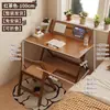 Escritorio Plegable, Sin Instalación, Escritorio y Silla para Oficina en Casa y Estudio Multifuncionales, Mesa Pequeña Portátil Multiusos para Sala de Estudio