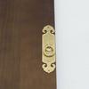 Nuevo mueble antiguo de estilo chino, armario, vinoteca, zapatero, estantería, manija de puerta, tira recta, cobre puro, manija de cobre de estilo antiguo vintage