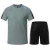 Comercio Exterior Verano Nuevo Traje Deportivo de Manga Corta para Hombre Ropa Casual de Secado Rápido para Correr al Aire Libre Ropa de Entrenamiento Físico para Fútbol