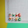Serie Navideña de Gatos Lindos Accesorios de Resina Accesorios para DIY Pegamento de Crema Hecho a Mano Funda para Teléfono Móvil Pasador Joyería