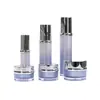 Set de Botellas Acrílicas Espesadas de Alta Transparencia con Gradiente 30g 50g Botella para Crema 100ml Botella para Loción Materiales de Empaque en Stock