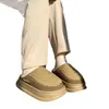 Pantuflas de algodón para mujer, nuevo estilo de invierno 2026, antideslizantes, cómodas, de suela gruesa, para interior, silenciosas, cálidas, y pantuflas de algodón afelpado para hombre