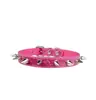 Coleira Punk com Rebites para Gato Filhote Corda de Tração Anti-Rasgo Coleira com Glitter Nova Corda para Cachorro