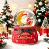 Papai Noel Transfronteiriço Bola de Cristal Luminosa Caixa de Música Enfeites Decoração de Natal Bola de Vidro Presentes para Crianças Venda por Atacado