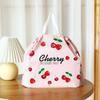 Bolsa para llevar fruta, entrega de comida gourmet, bolsa de embalaje con cordón, comercial, para compras, regalo, plástico, bolsa para ropa Shi Hua