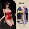 Lencería coqueta, vestido de tirantes sexy de malla transparente, conjunto de deseo puro para esposas, camisón seductor con aros push-up qqny