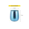 Taza de Agua de Titanio Puro Snow Rock de Doble Pared Aislada con Forma de Huevo Taza para Desayuno con Leche Taza de Té para el Hogar Versión Engrosada Flor de Hielo