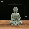 Escritorio de estilo chino, Buda Wei del Norte, estatua de Buda, micropaisaje de Buda, pecera, paisajismo, rocalla, adornos de escritorio, té, mascota, fragancia, decoración de camino