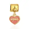 Pulsera Colgante Collar Serie Banderas Nacionales Transfronterizas Módulo Estilo Italiano Corazón Zodiaco Collar Anillo Pulsera