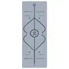 Tapete de Yoga de Borracha PU Doméstico Inodoro Transfronteiriço para Interior Tapete Esportivo de Fitness Espessado Antiderrapante Tapete de Luxo Tapete Profissional para Piso