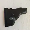 Funda Cruzada Estilo 92 Pistola de 9mm Marrón Negro Piel de Vaca Pura Atrezo para Cine, Televisión y Escenario Cruzada Fans Militares Clásico